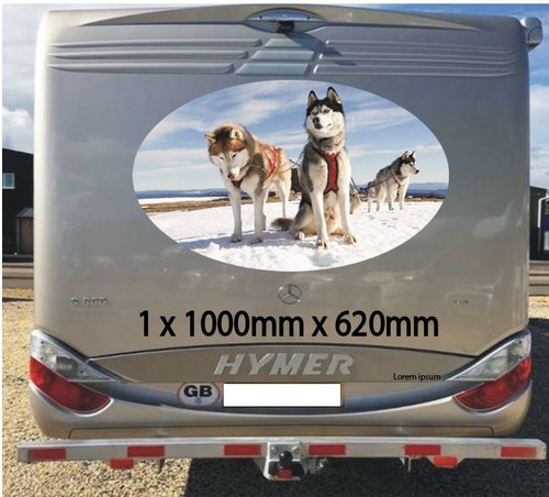 Husky snow dogs - dogs, 1000mm