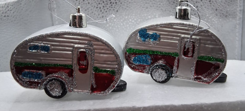 Retro silver red green - green, motor