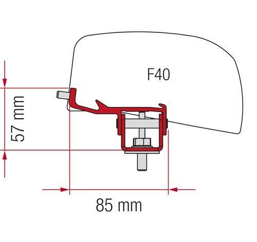 Fiamma f40van adapter - fiamma, kit