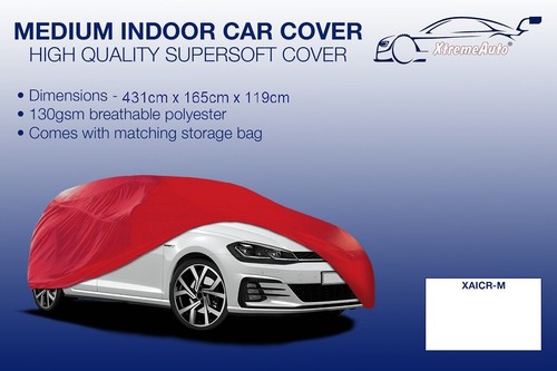 Medium red indoor car - indoor, cover