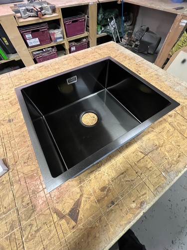 Black stainless steel kitchen - stainless,