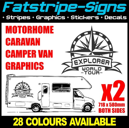 Motorhome van caravan graphics - van,