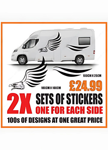Motorhome graphics caravan - motorhome,