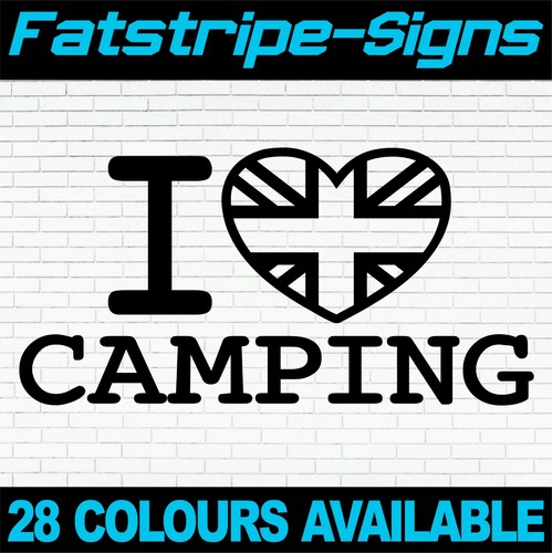 Love camping stickers - love,