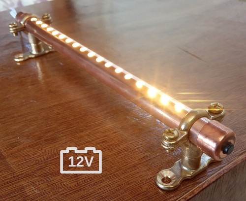 12v boat led copper - 12v, 25cm