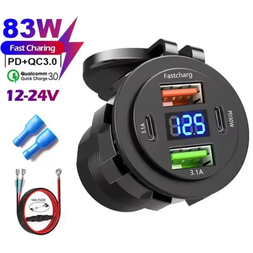 12v usb socket charger - charger, camper