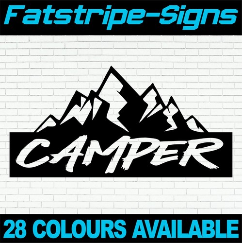 Camper mountains stickers - camper,