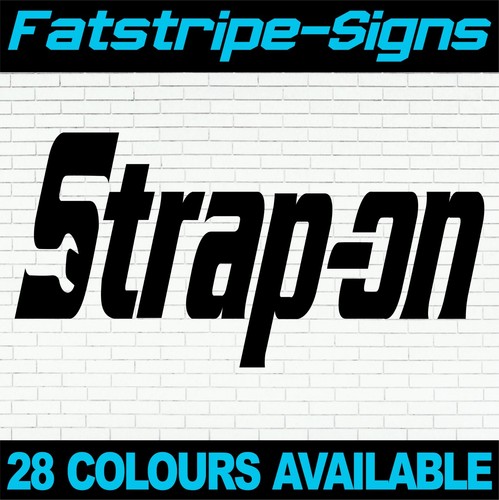 Strap funny stickers - on,
