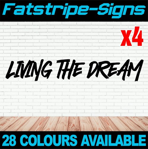 Living the dream name text - the,