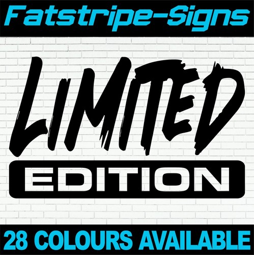 Limited edition stickers - limited,