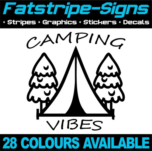 Camping vibes stickers - camping,