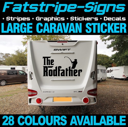 The rodfather fishing stickers - the,