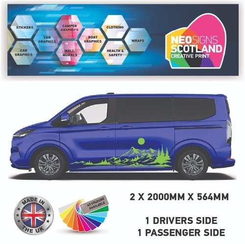 Camper graphic sticker - camper,