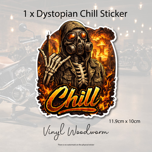 Van life chill sticker decal - van,