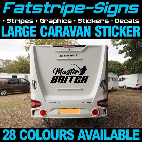 Master baiter fishing stickers - master,