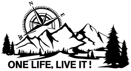 Massive camper van decal - van,