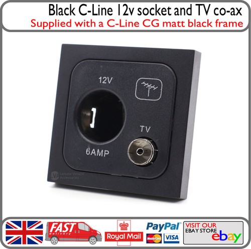Line black caravan 12v - caravan,